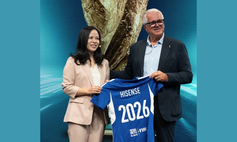 Hisense anuncia patrocínio da Copa do Mundo da FIFA em 2026