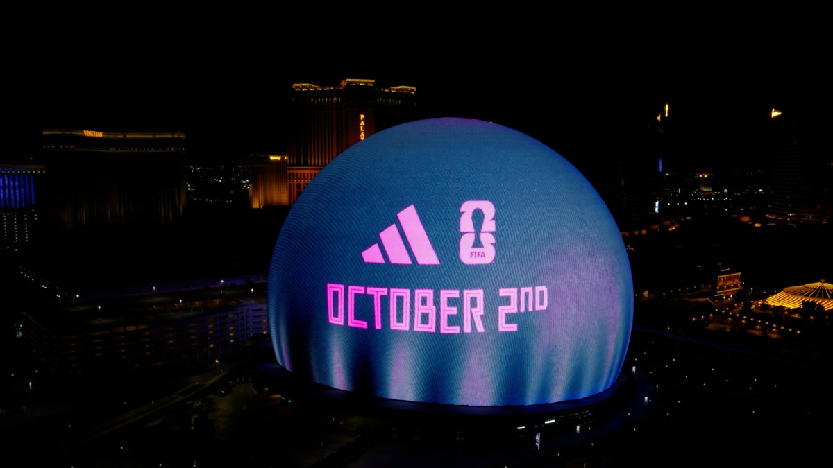 Adidas lança bola oficial da Copa de 2026 com show na Sphere