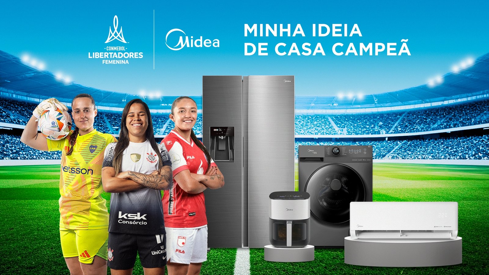 Midea anuncia parceria global com o FC Barcelona