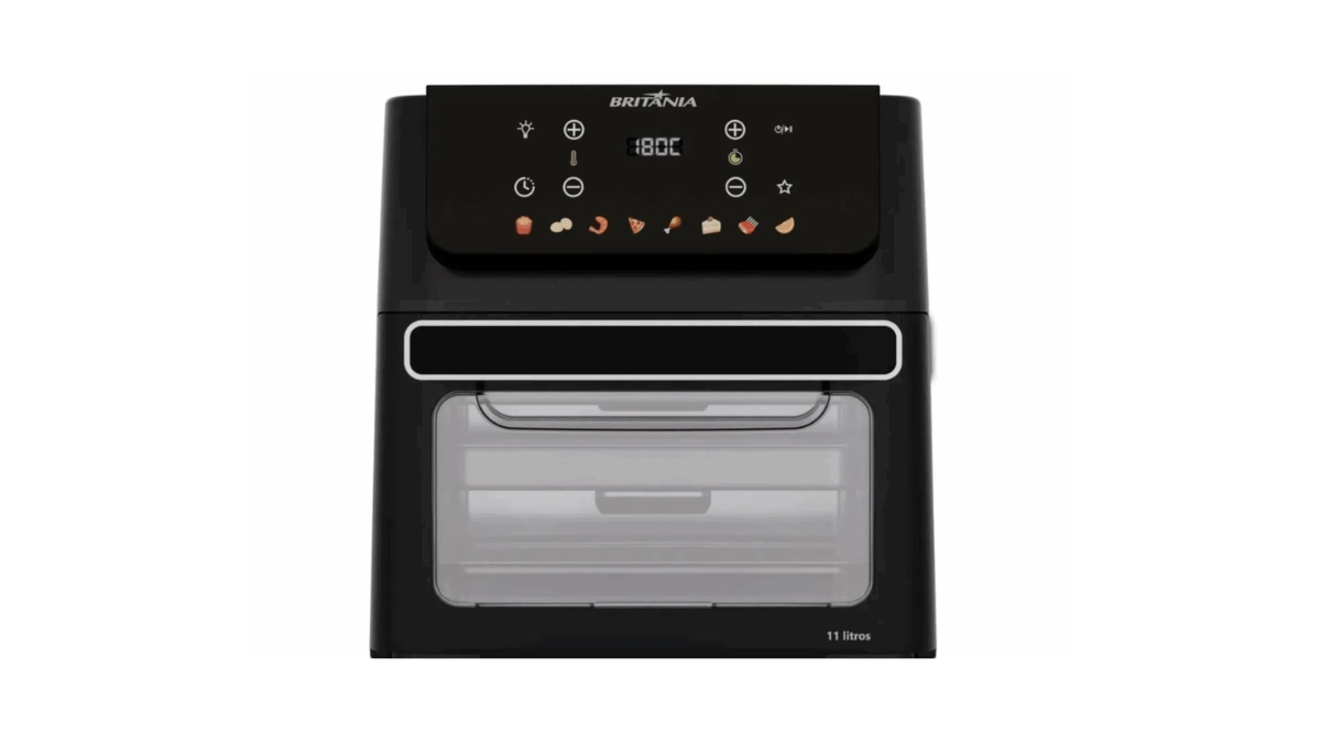 Britânia lança Air Fryer Oven BAF11A com função inteligente “Agitar”