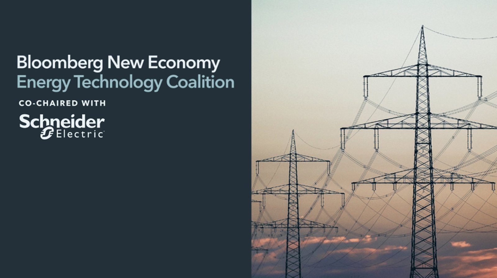 Schneider Electric e Bloomberg New Economy lançam coalizão de tecnologia de energia