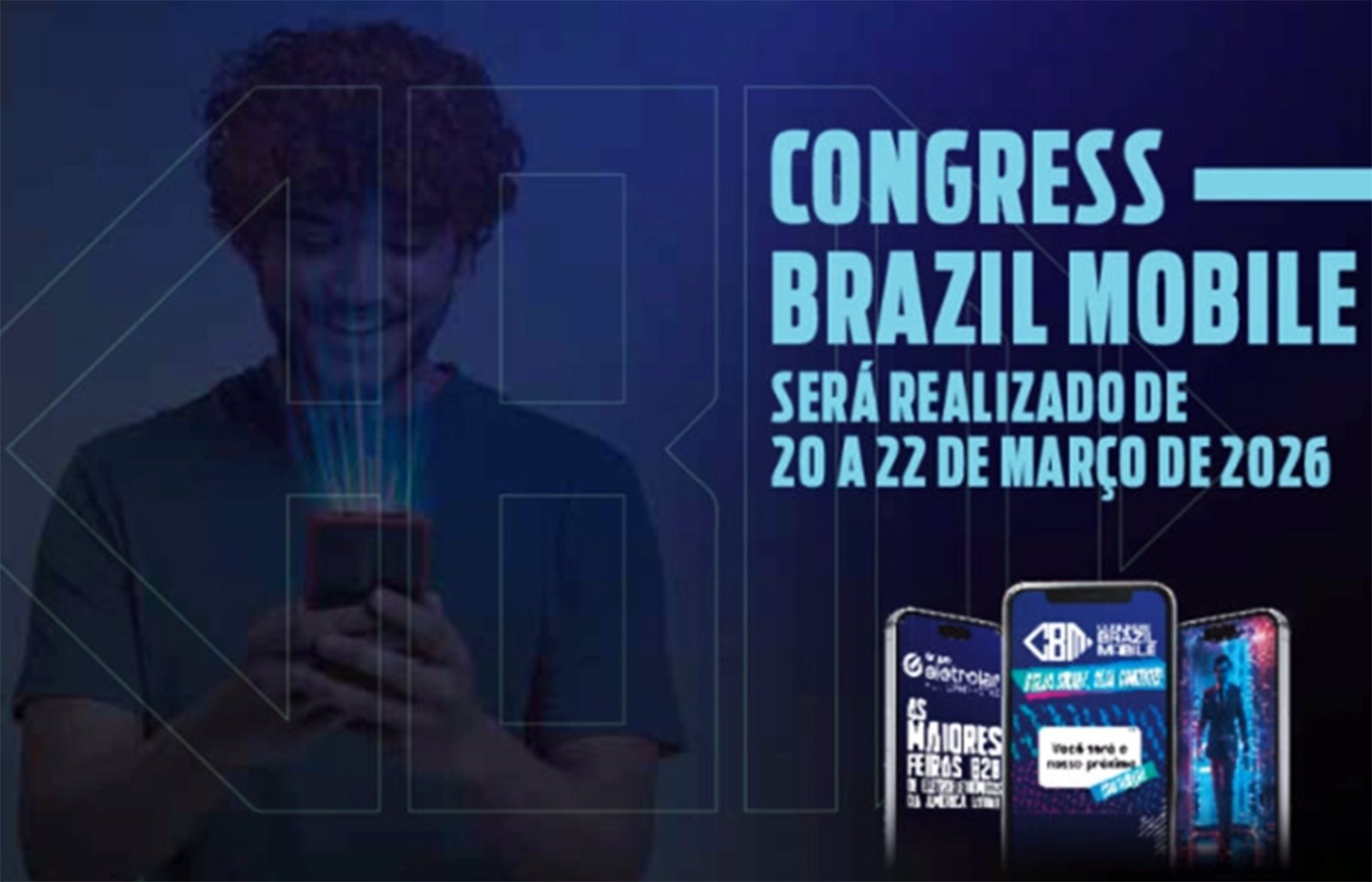 Os melhores palestrantes do mercado estarão no Congress Brazil Mobile & Expo 2026