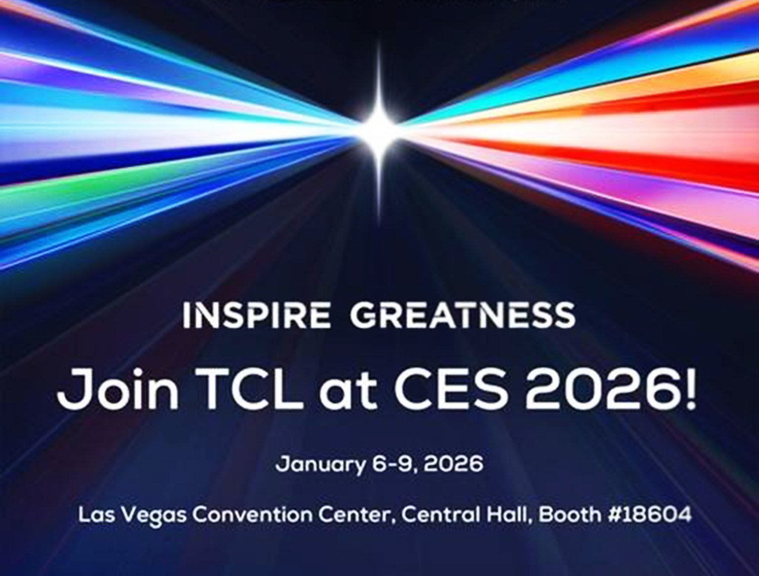 TCL exibirá o futuro com inovações de produtos com IA na CES 2026 