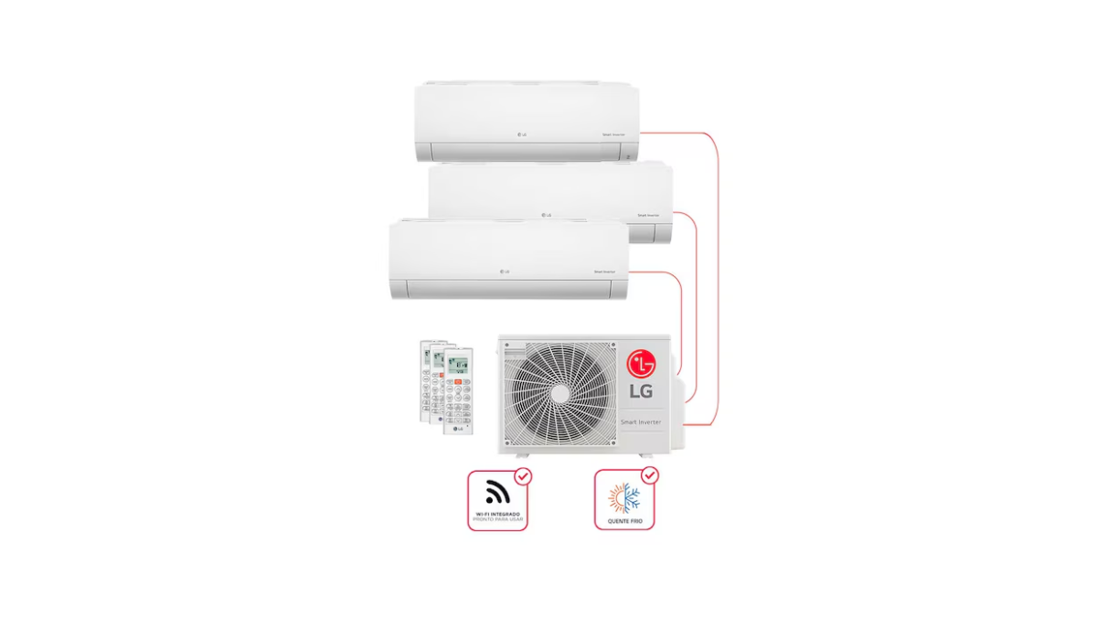 LG aposta em linha Multi Split para atender apartamentos compactos