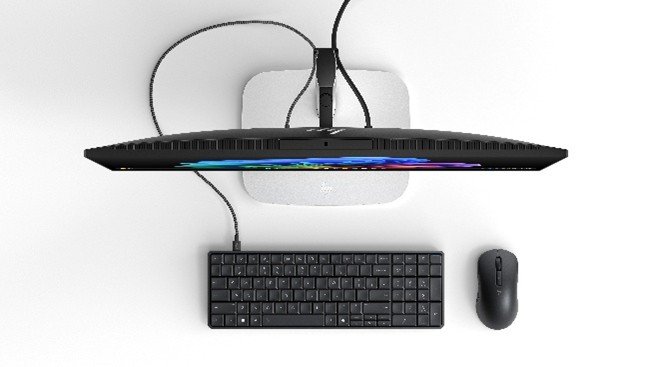 Na CES 2026, HP revela PC com IA integrado ao teclado e monitor 4K