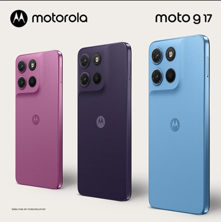 Motorola lança moto g17 com foco em criação de conteúdo
