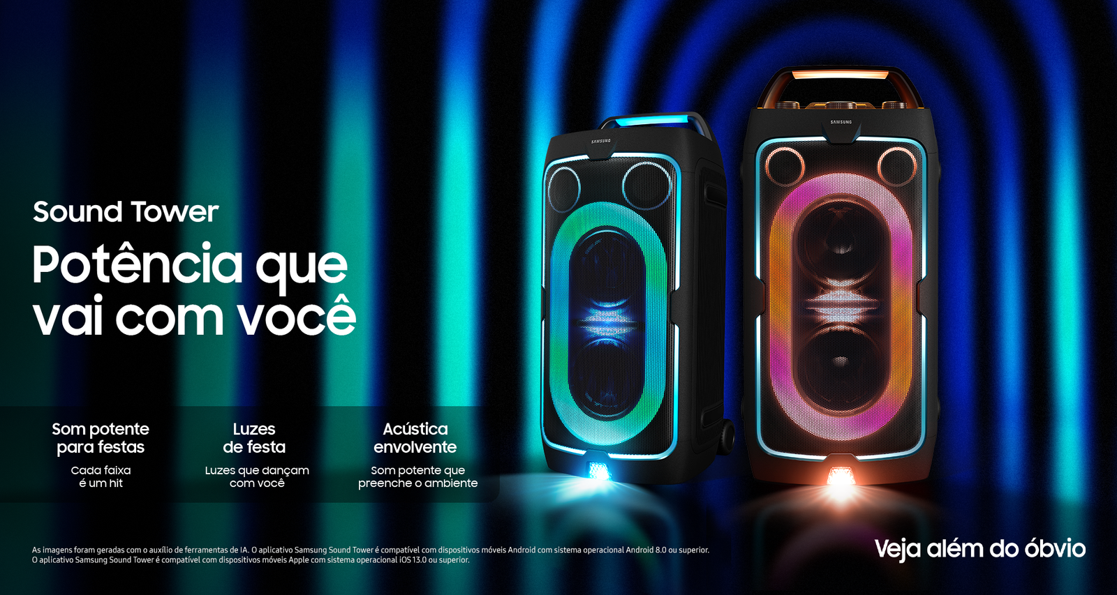 Novas Sound Tower reforçam estratégia da Samsung em áudio