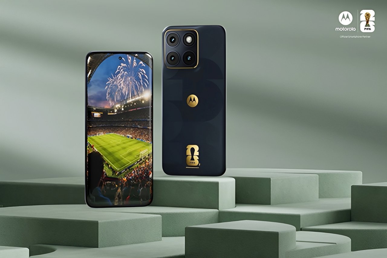 Motorola Edge 70 Fusion FIFA estreia com ouro 24K