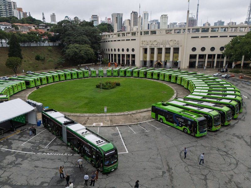 BYD responde por 44,7% dos ônibus elétricos emplacados