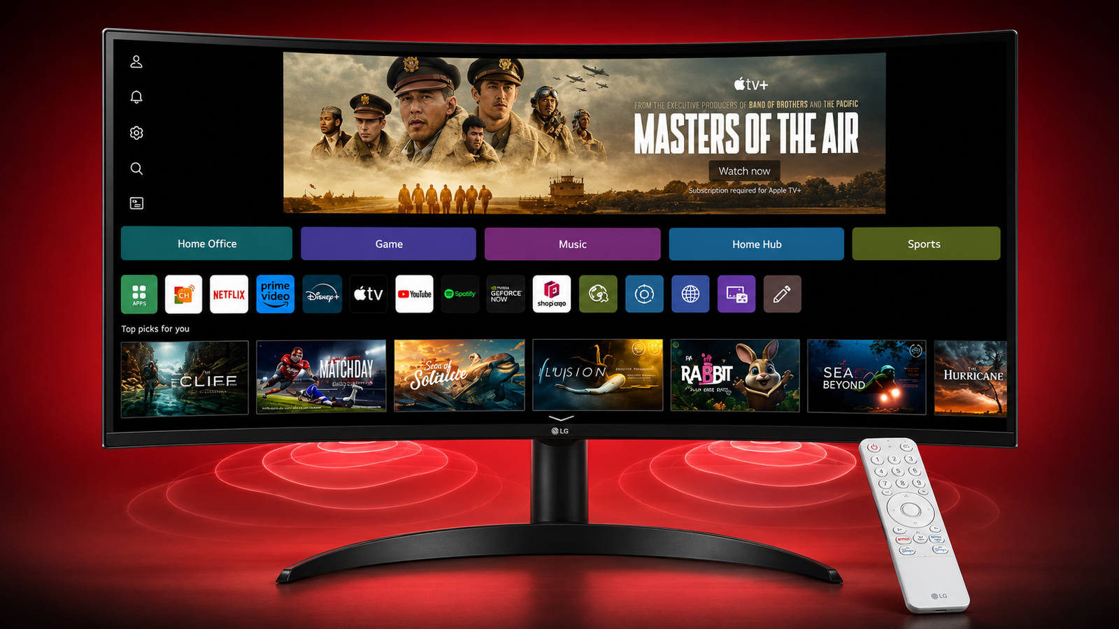 Monitores Smart da LG permitem conciliar trabalho e transmissões esportivas