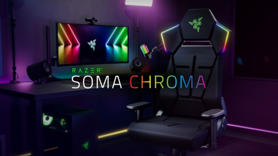 Razer revela cadeira gamer com iluminação reativa