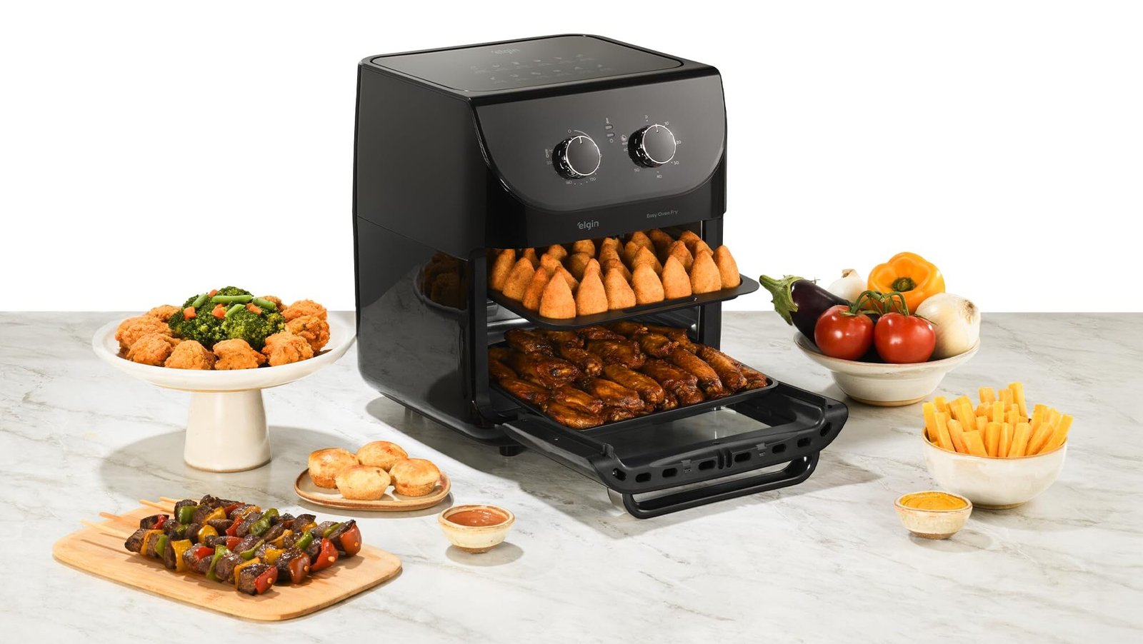Air fryer de 12L chega ao portfólio da Elgin