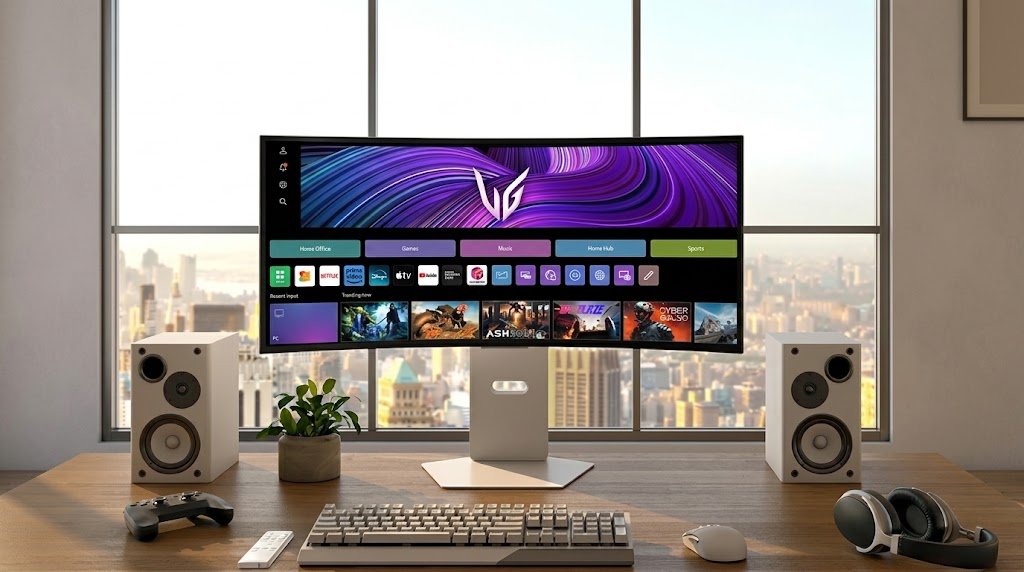 LG UltraGear OLED Smart une games e streaming