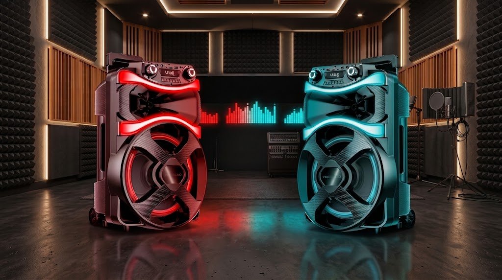 Karaokê vira diferencial para caixas de som da VibeSound