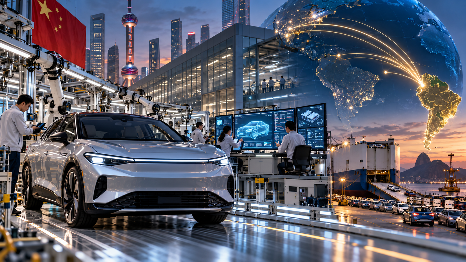 China deixa de ser apenas fábrica e vira centro global de desenvolvimento tecnológico