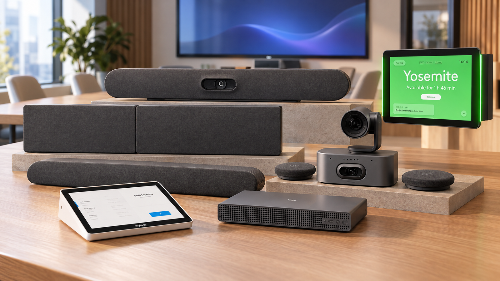 Logitech aposta em IA para transformar salas de reunião