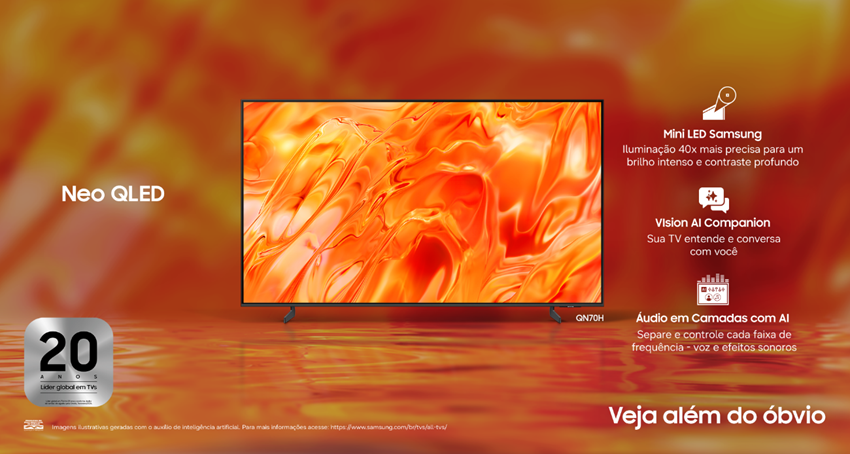 Samsung leva IA para a TV Neo QLED