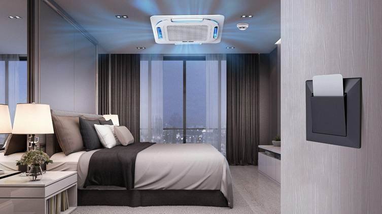 Ar-condicionado TCL Inverter Cassete 4 Vias com distribuição de ar em 360 graus