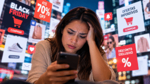 Black Friday: 58,4% dos brasileiros se sentem bombardeados por anúncios