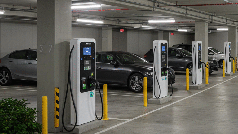 Carro elétrico em condomínio