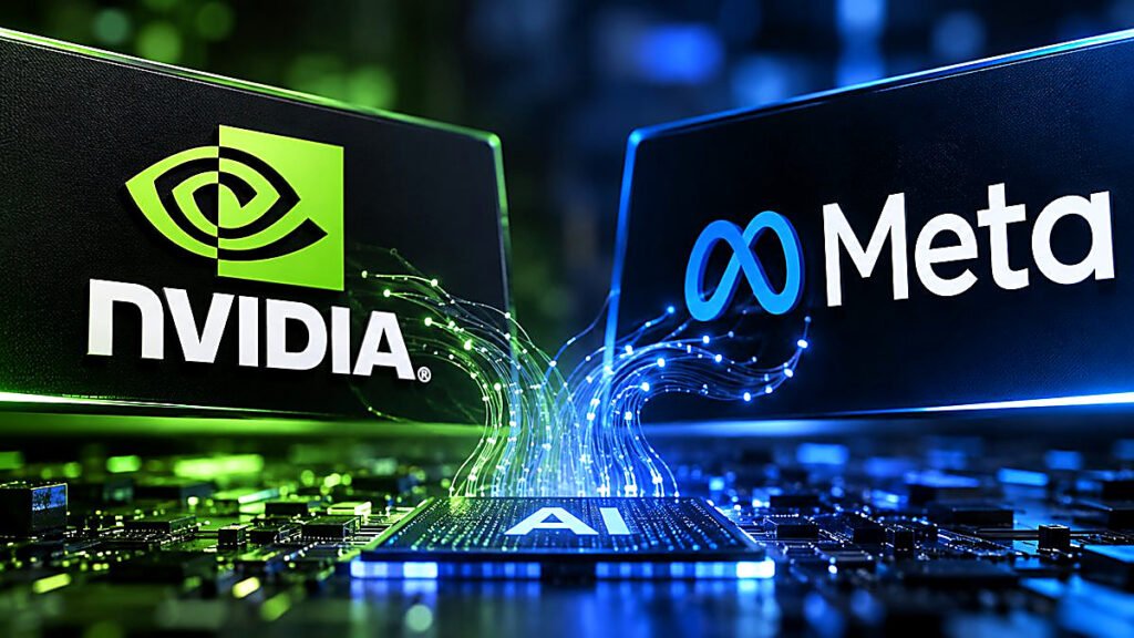 Nvidia e Meta ampliam parceria em inteligência artificial para desenvolver o assistente Muse.