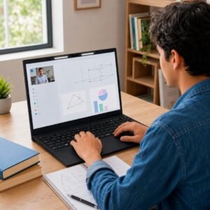 Notebook Positivo Vision P15M com tela de 15,6 polegadas e teclado retroiluminado.