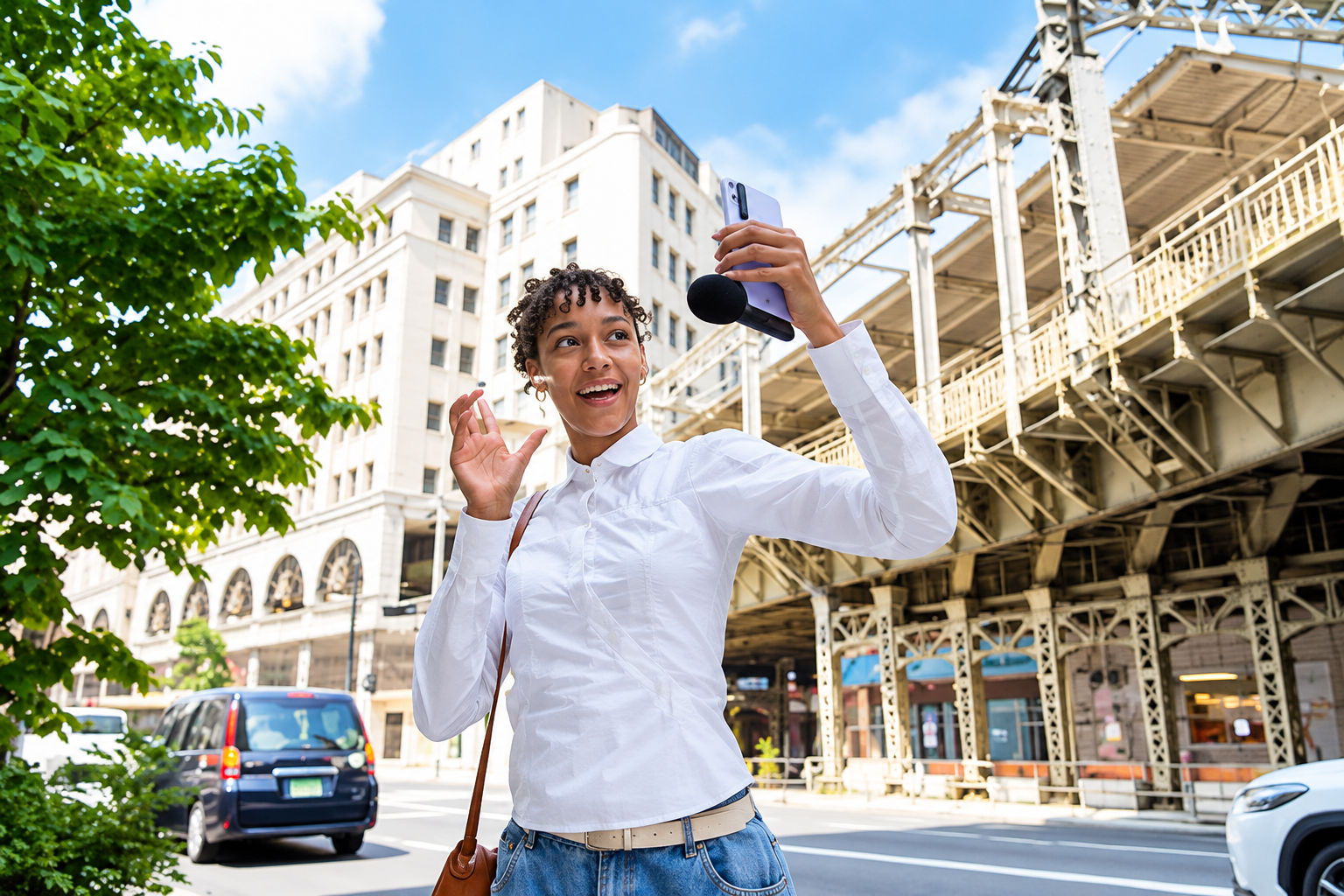 Sony lança microfone USB-C com áudio espacial para smartphones