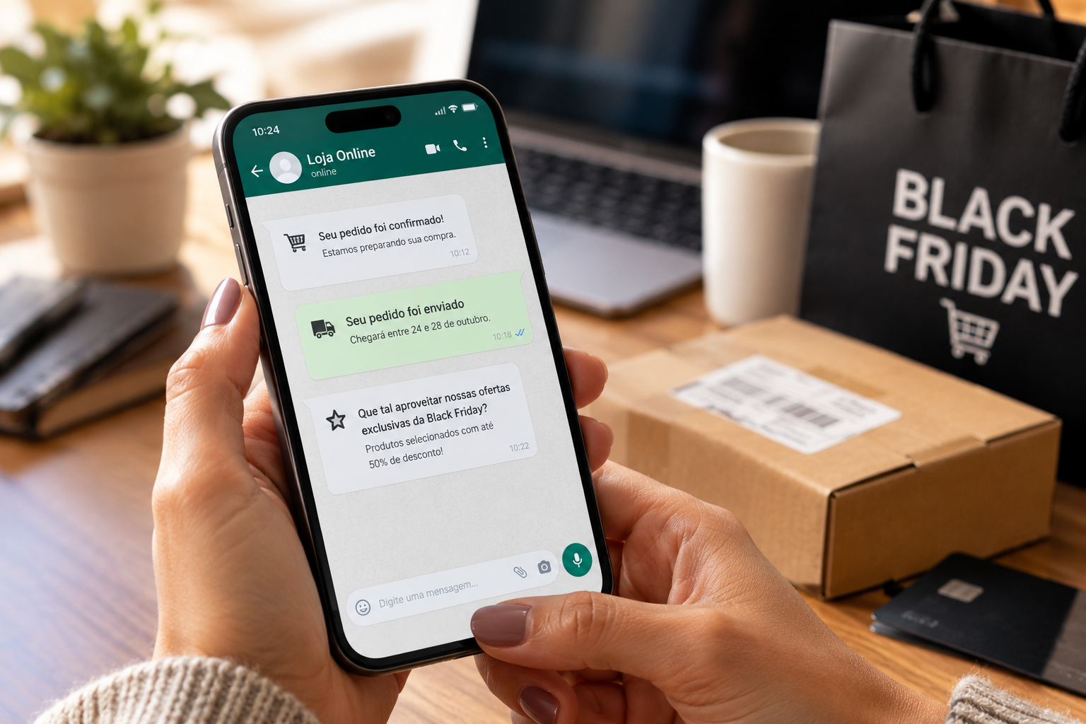WhatsApp lidera compras na Black Friday